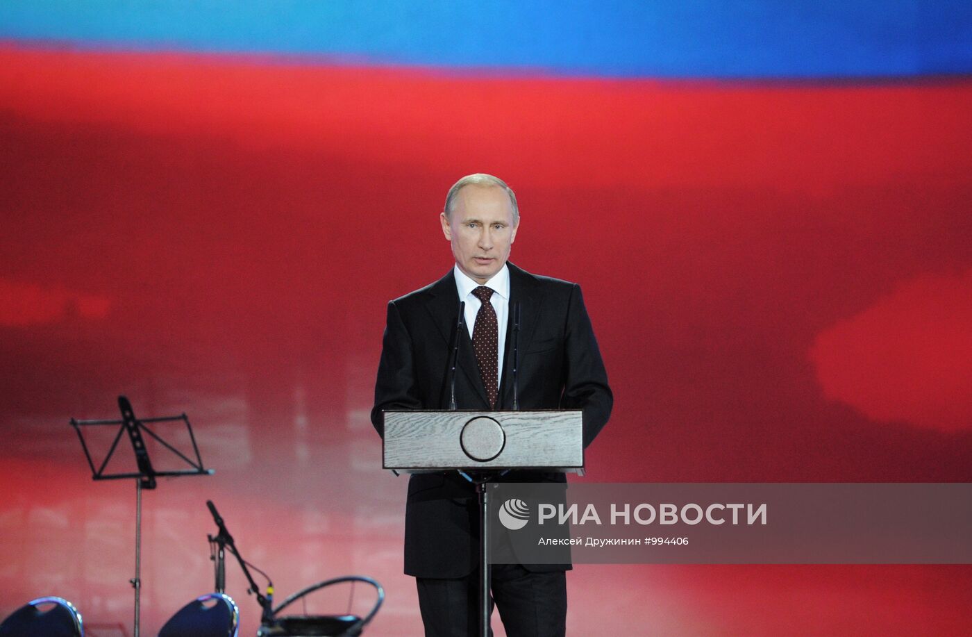 Владимир Путин на торжественном приеме в Москве