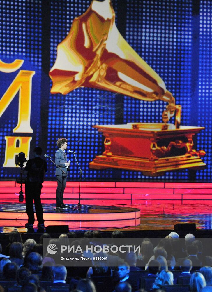XVI Церемония вручения премии "Золотой граммофон" в Москве
