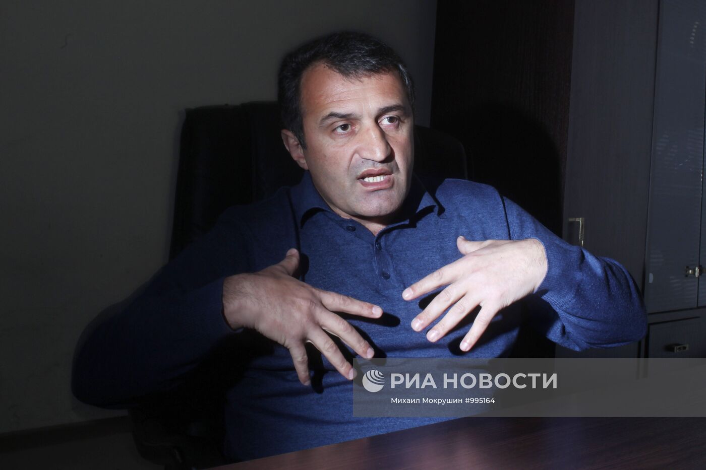 Кандидат на пост президента Южной Осетии Анатолий Бибилов