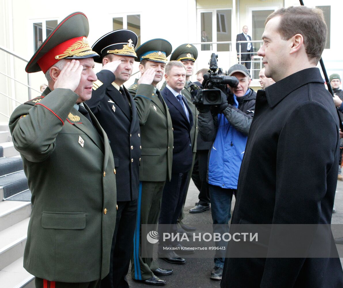 Рабочая поездка Д. Медведева в Калининградскую область