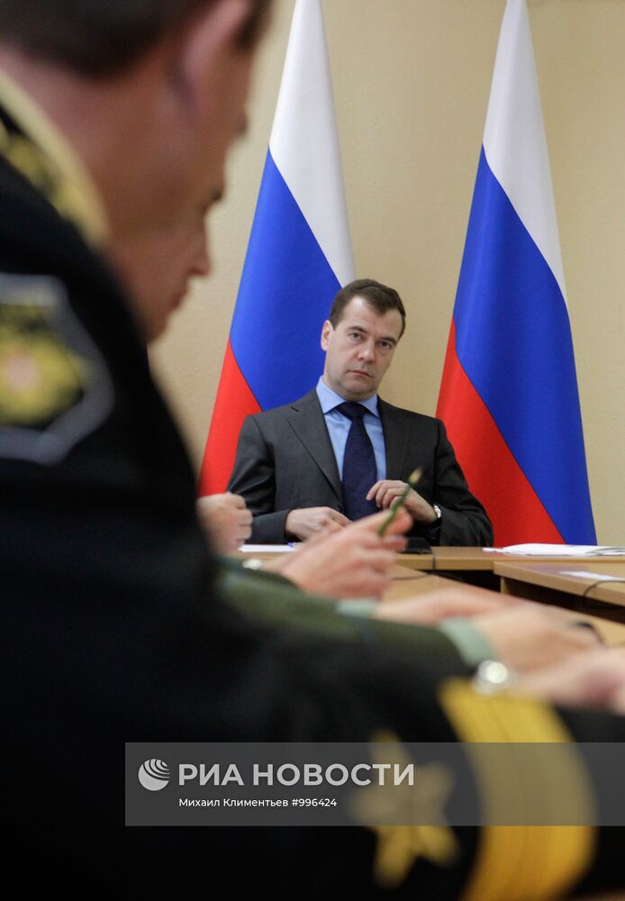 Рабочая поездка Д. Медведева в Калининградскую область