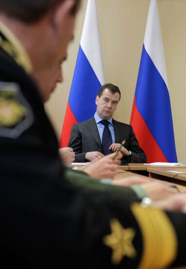 Рабочая поездка Д. Медведева в Калининградскую область