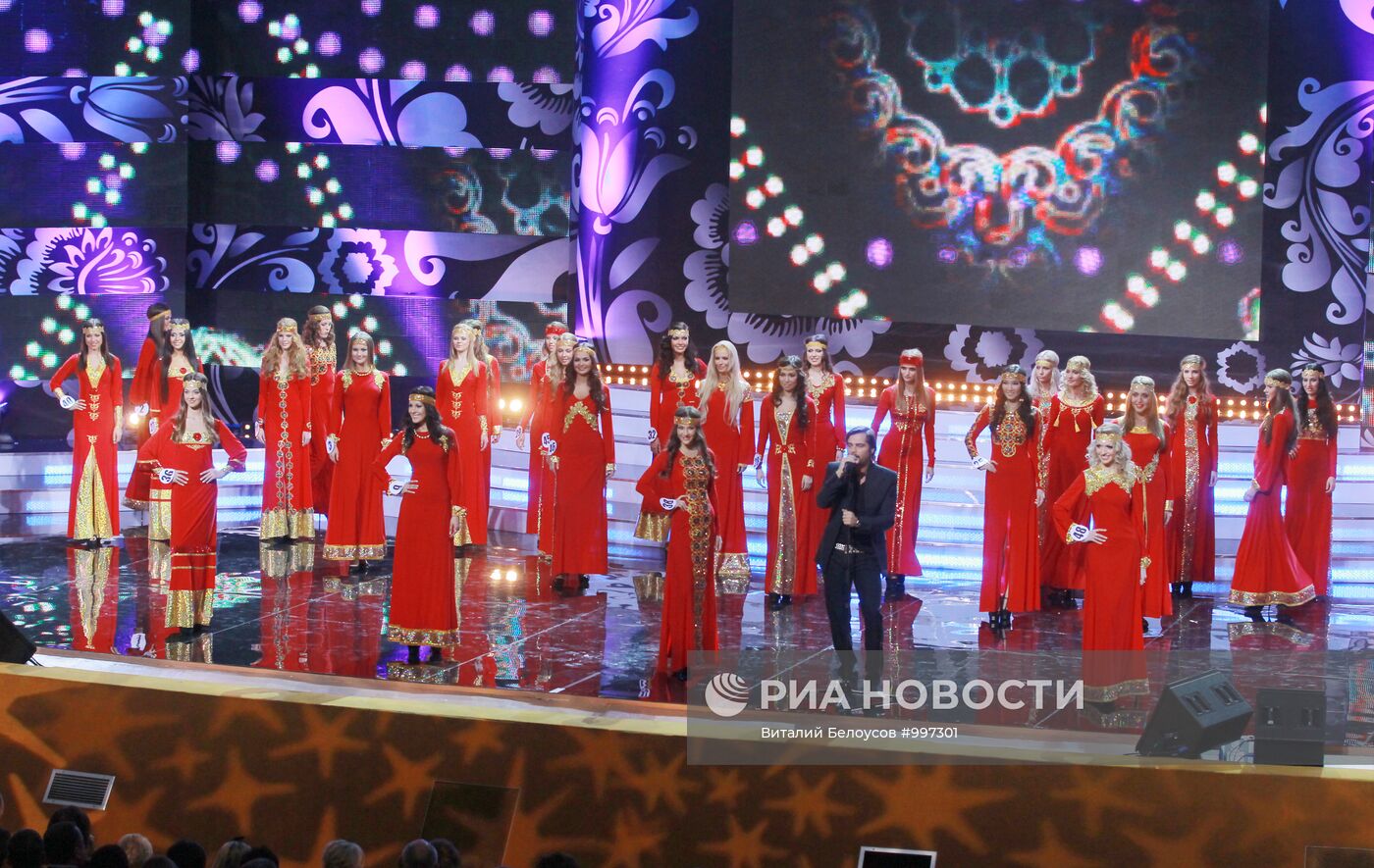 Финал конкурса "Краса России-2011" в Москве