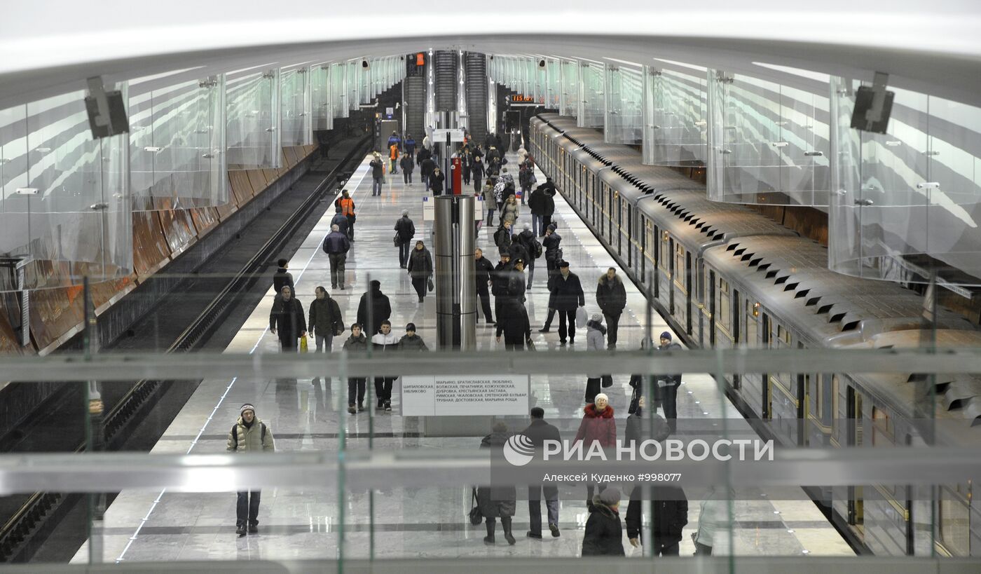 Открытие станций метро "Борисово", "Шипиловская", "Зябликово"