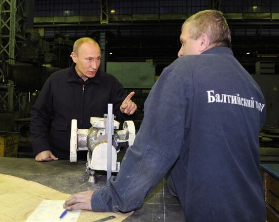Рабочая поездка В.Путина в Северо-Западный ФО