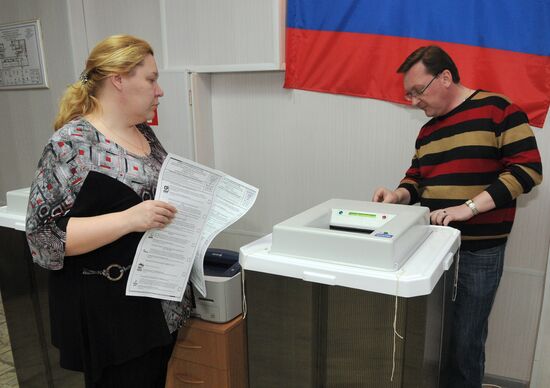 Подготовка избирательных участков к голосованию