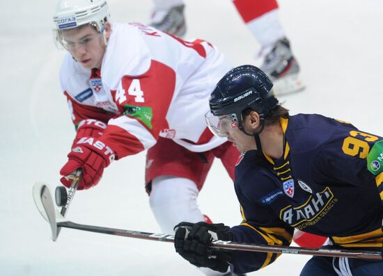 Хоккей. КХЛ. Матч "Атлант" - "Витязь