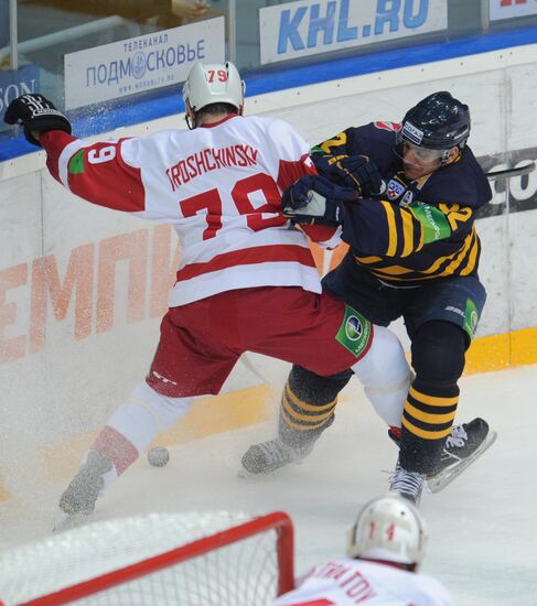Хоккей. КХЛ. Матч "Атлант" - "Витязь