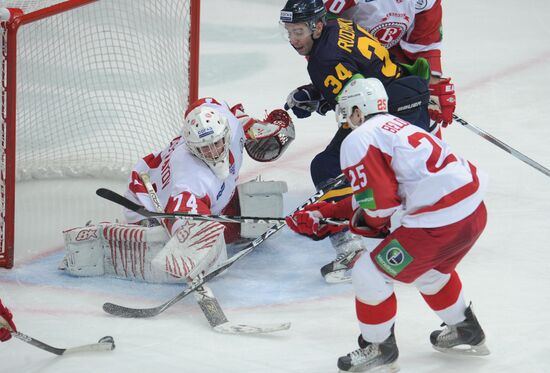 Хоккей. КХЛ. Матч "Атлант" - "Витязь"