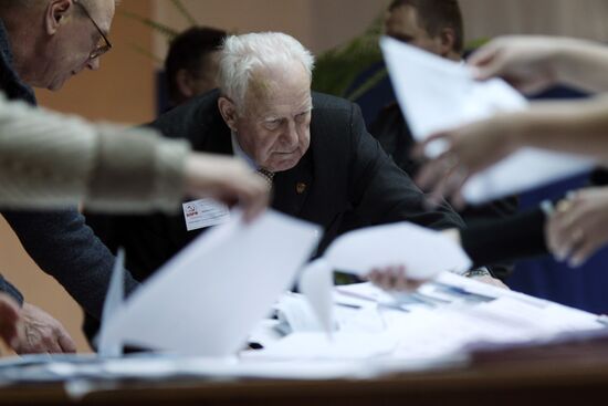 Подсчет голосов на выборах в Государственную Думу РФ