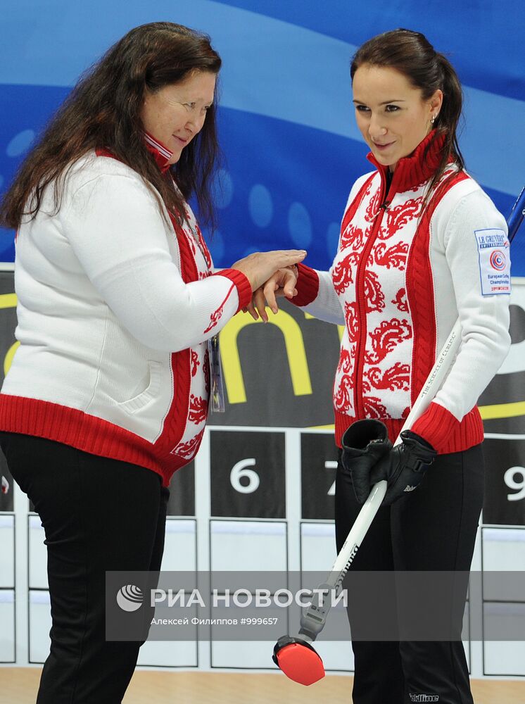 Керлинг. Чемпионат Европы. Третий день