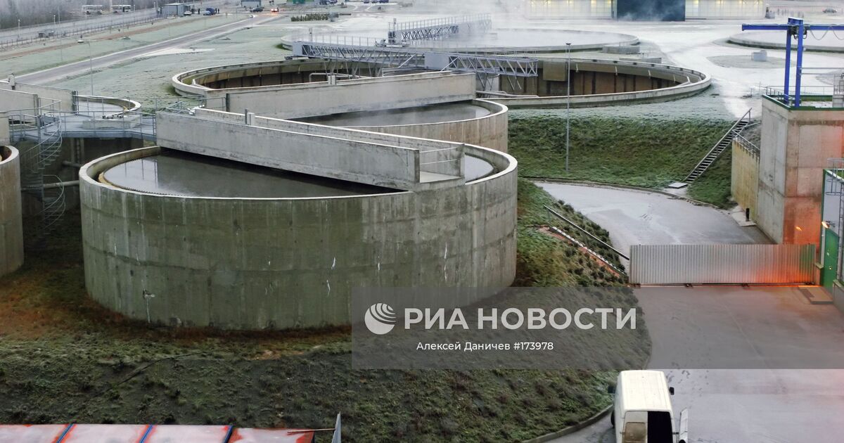 Завод по сжиганию осадка сточных вод | РИА Новости Медиабанк