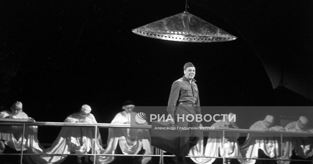 Спектакль "Теркин на том свете" | РИА Новости Медиабанк