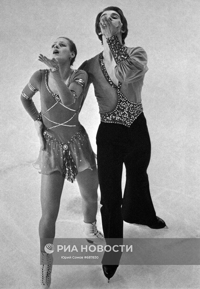 Фигуристы Ирина Моисеева и Андрей Миненков | РИА Новости Медиабанк