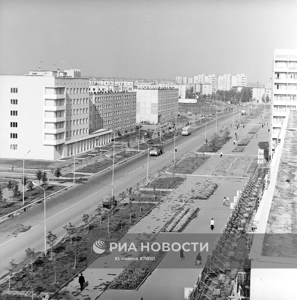 Улица Молодежная города Новополоцка | РИА Новости Медиабанк