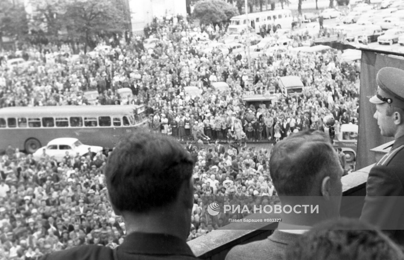 Ю.А. Гагарин в Финляндии | РИА Новости Медиабанк