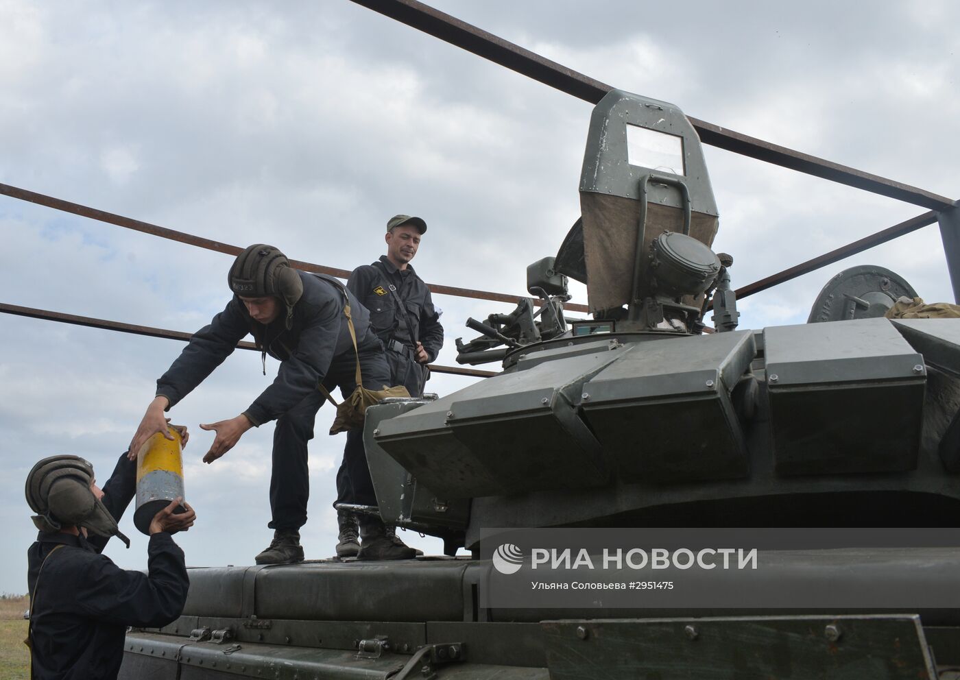 Учения танковых подразделений в Воронеже