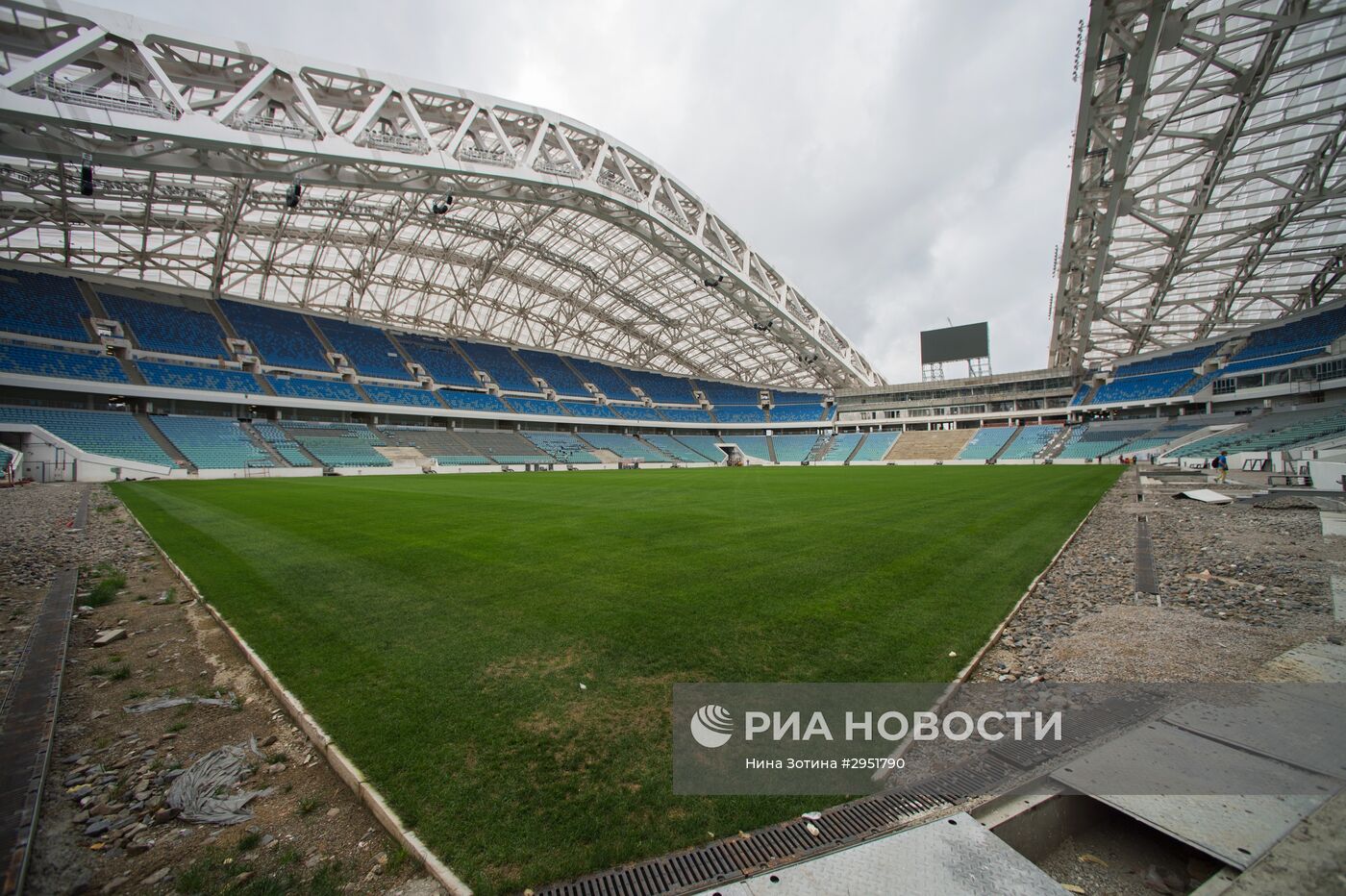 Реконструкция стадиона "Фишт" в Сочи
