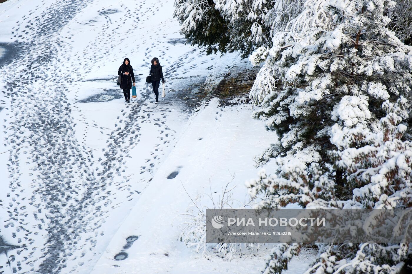 В Омске выпал первый снег