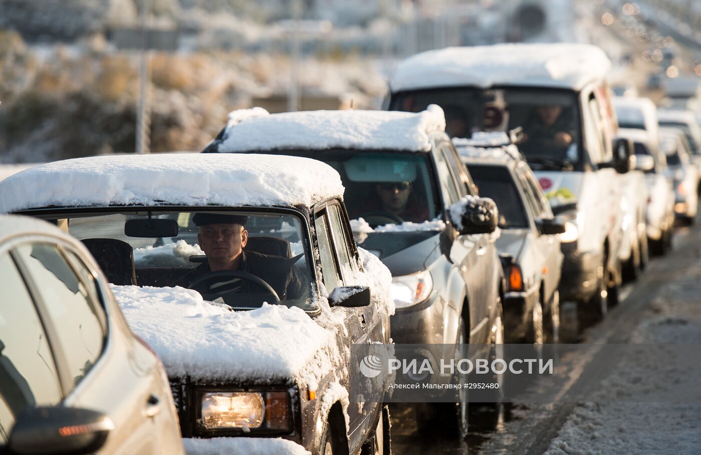 В Омске выпал первый снег