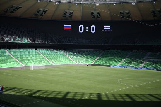 Стадион ФК "Краснодар" готовится принять первый официальный матч