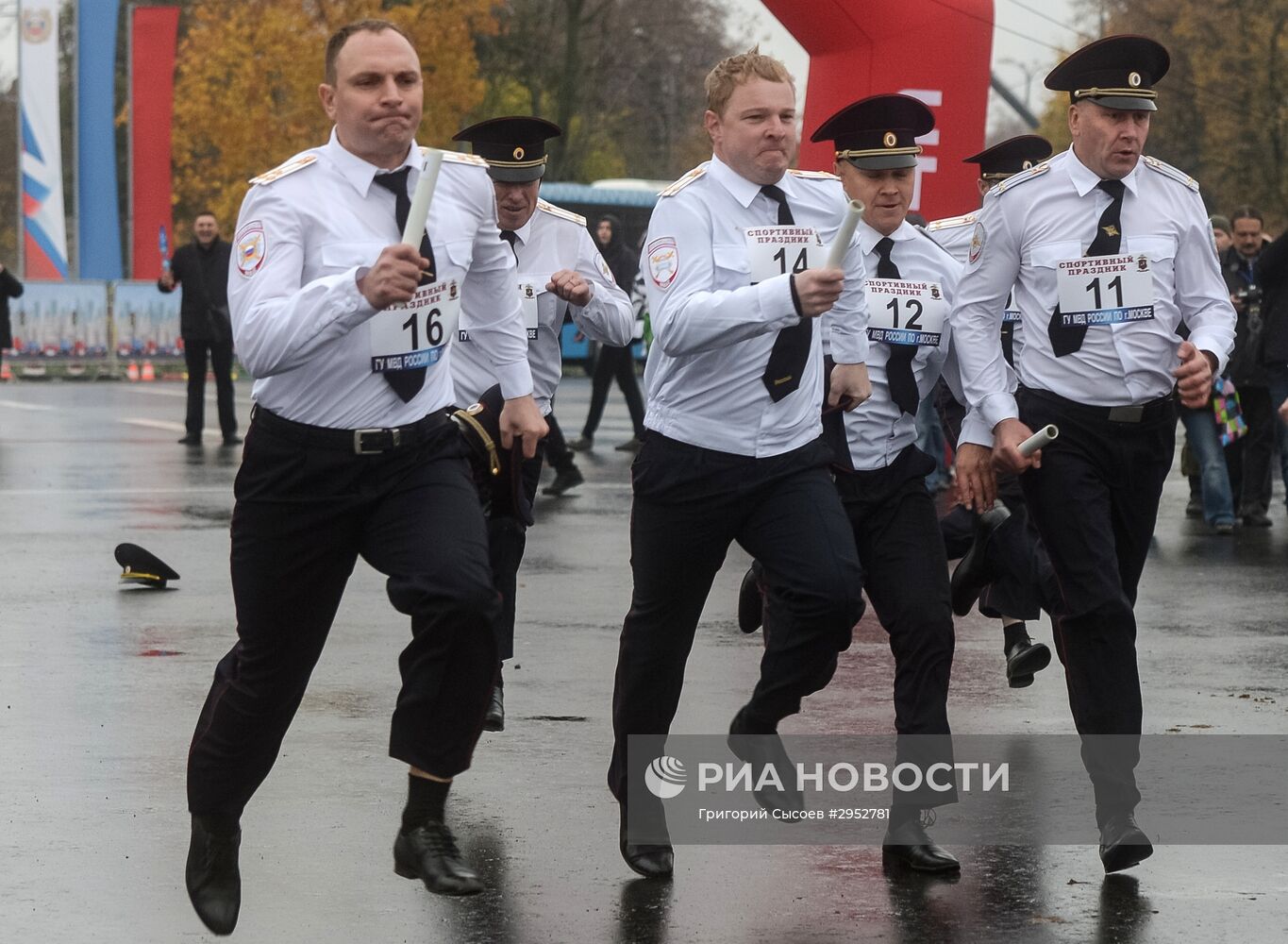 Ежегодный спортивный праздник московской полиции