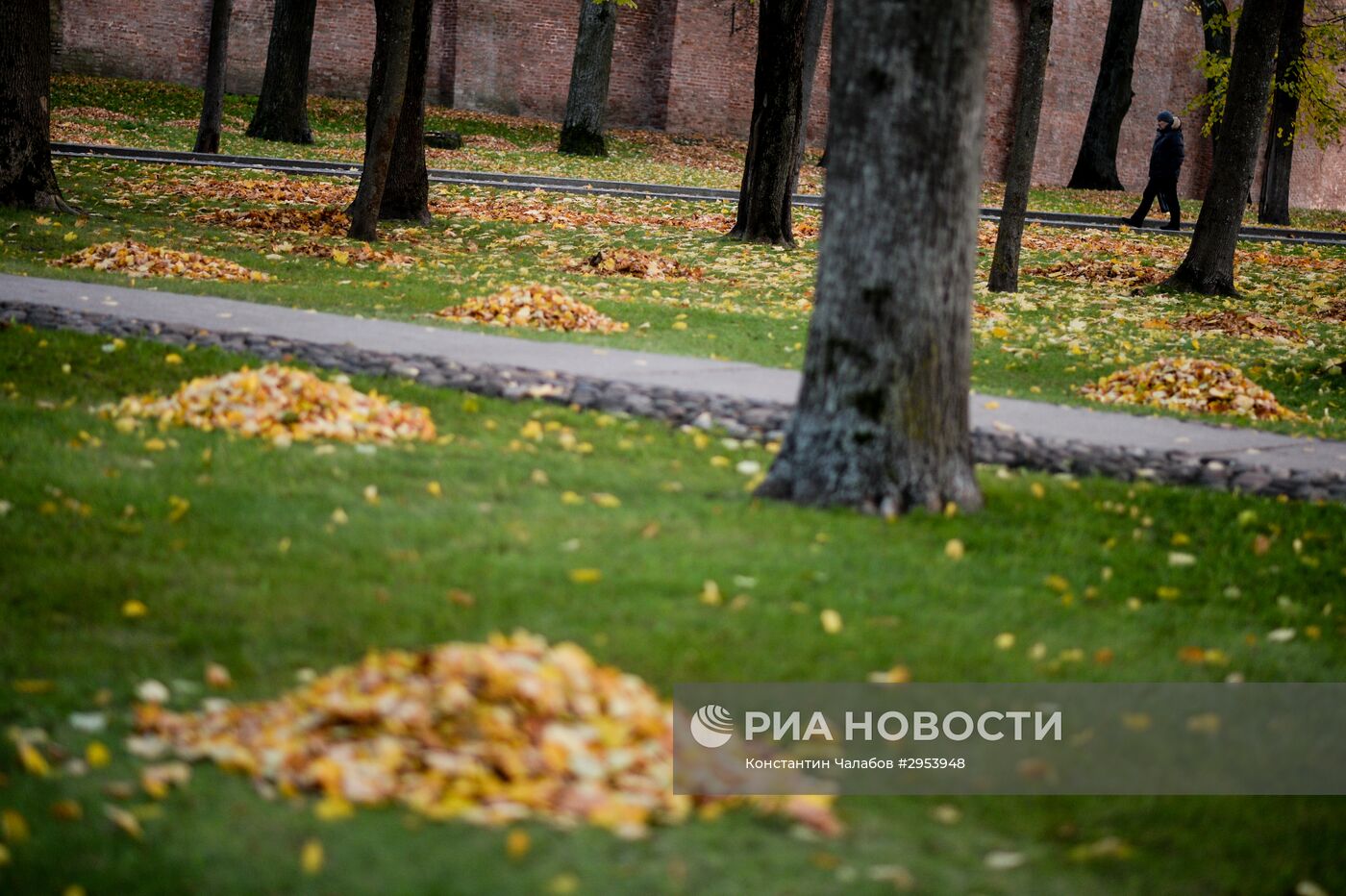 Золотая осень в Великом Новгороде