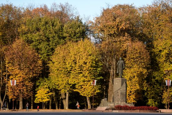 Золотая осень в Великом Новгороде