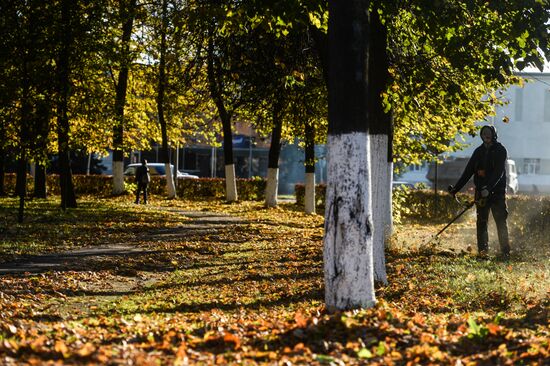 Золотая осень в Великом Новгороде