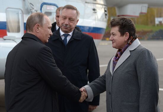 Рабочая поездка президента РФ В. Путина во Владимирскую область