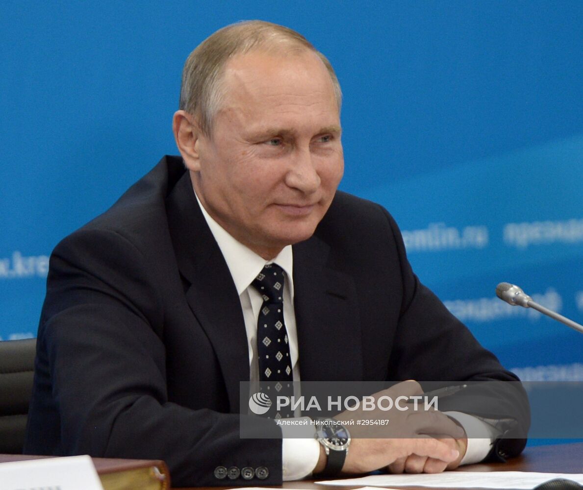 Рабочая поездка президента РФ В. Путина во Владимирскую область