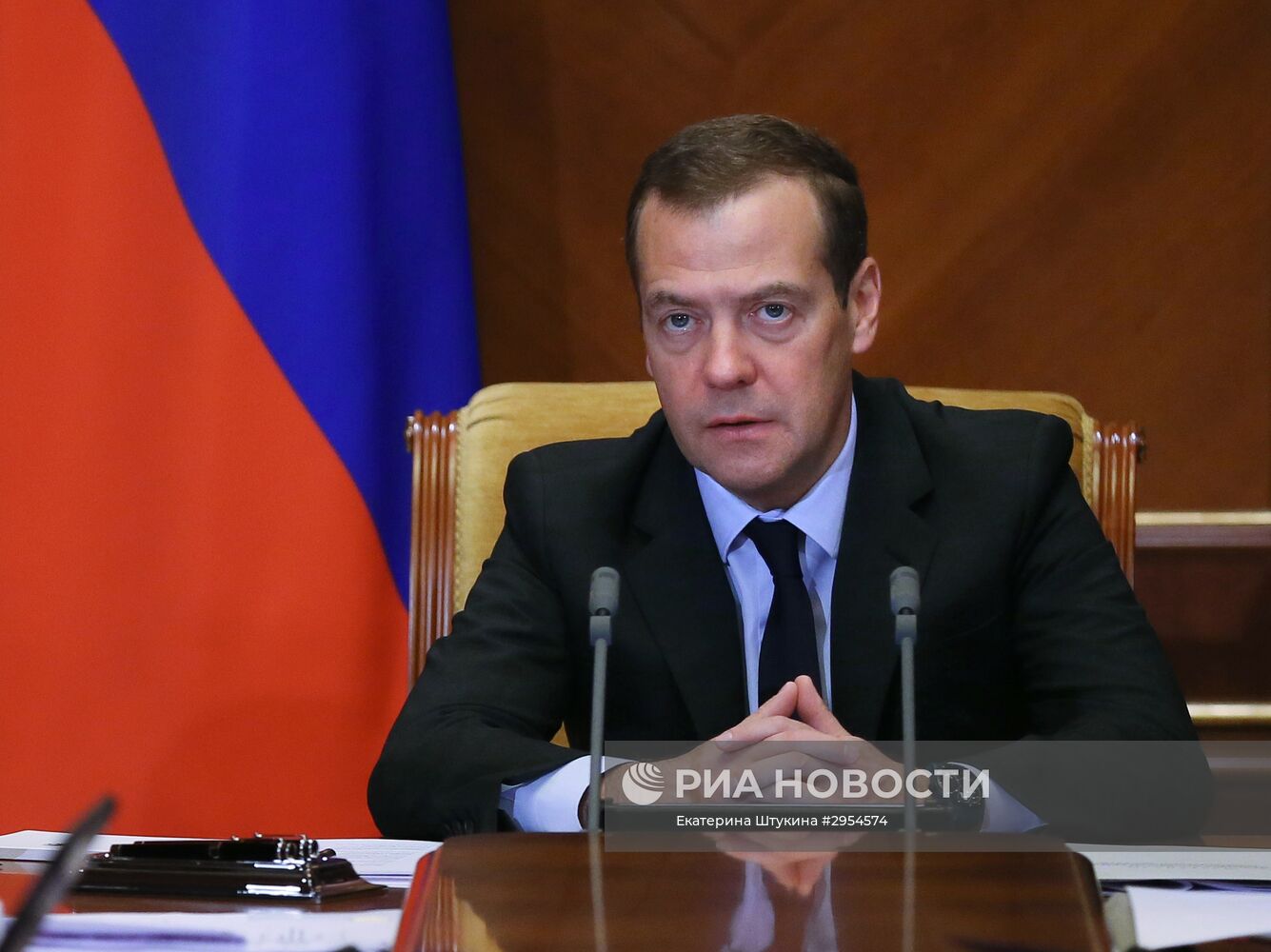 Премьер-министр РФ Д. Медведев провел заседание президиума Совета при президенте РФ
