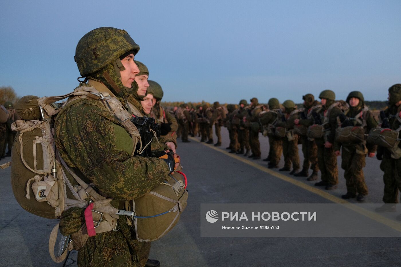 Учения ВДВ в Ульяновской области
