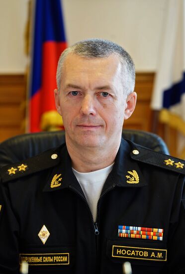 Новый командующий Балтийским флотом вице-адмирал А. Носатов