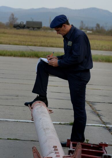 Летно-тактические учения истребительного полка в Приморском крае
