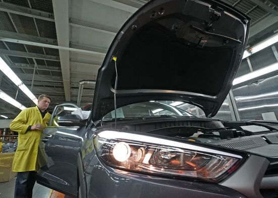 Производство автомобиля Hyundai Tuscon в Калининграде