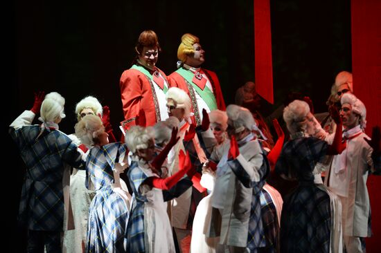 Генеральный прогон оперы "Пиковая дама. Игра" в Новосибирске