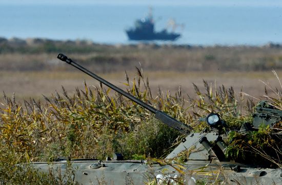 Учения бригады морской пехоты Тихоокеанского флота