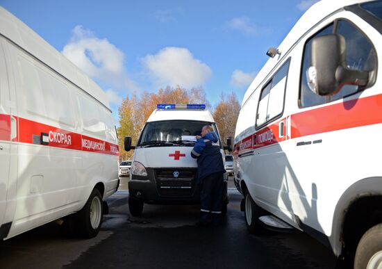 Передача машин скорой медицинской помощи Свердловской области