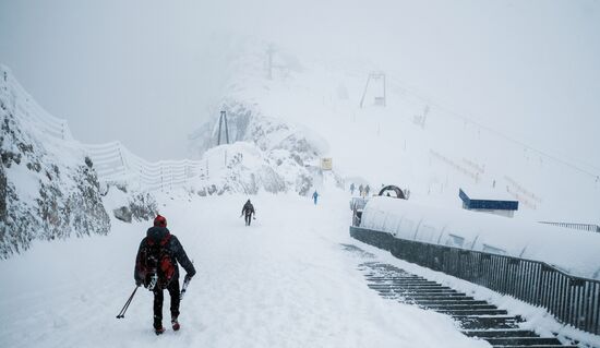 Лыжный спорт. Тренировочный сбор национальной сборной