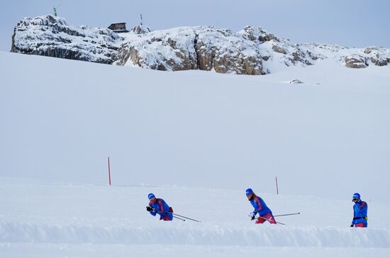 Лыжный спорт. Тренировочный сбор национальной сборной