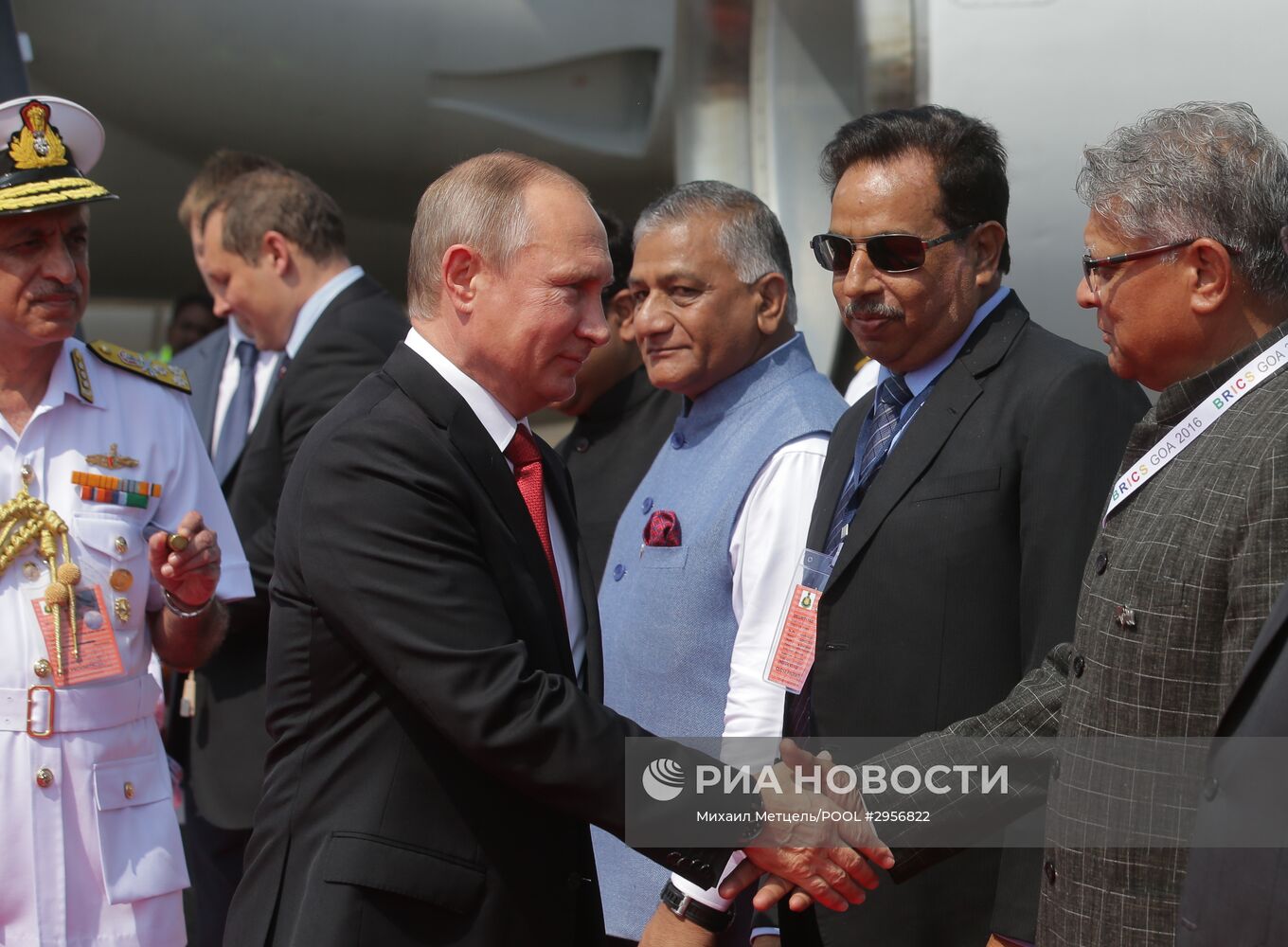 Визит президента РФ В. Путина в Республику Индию (Гоа)