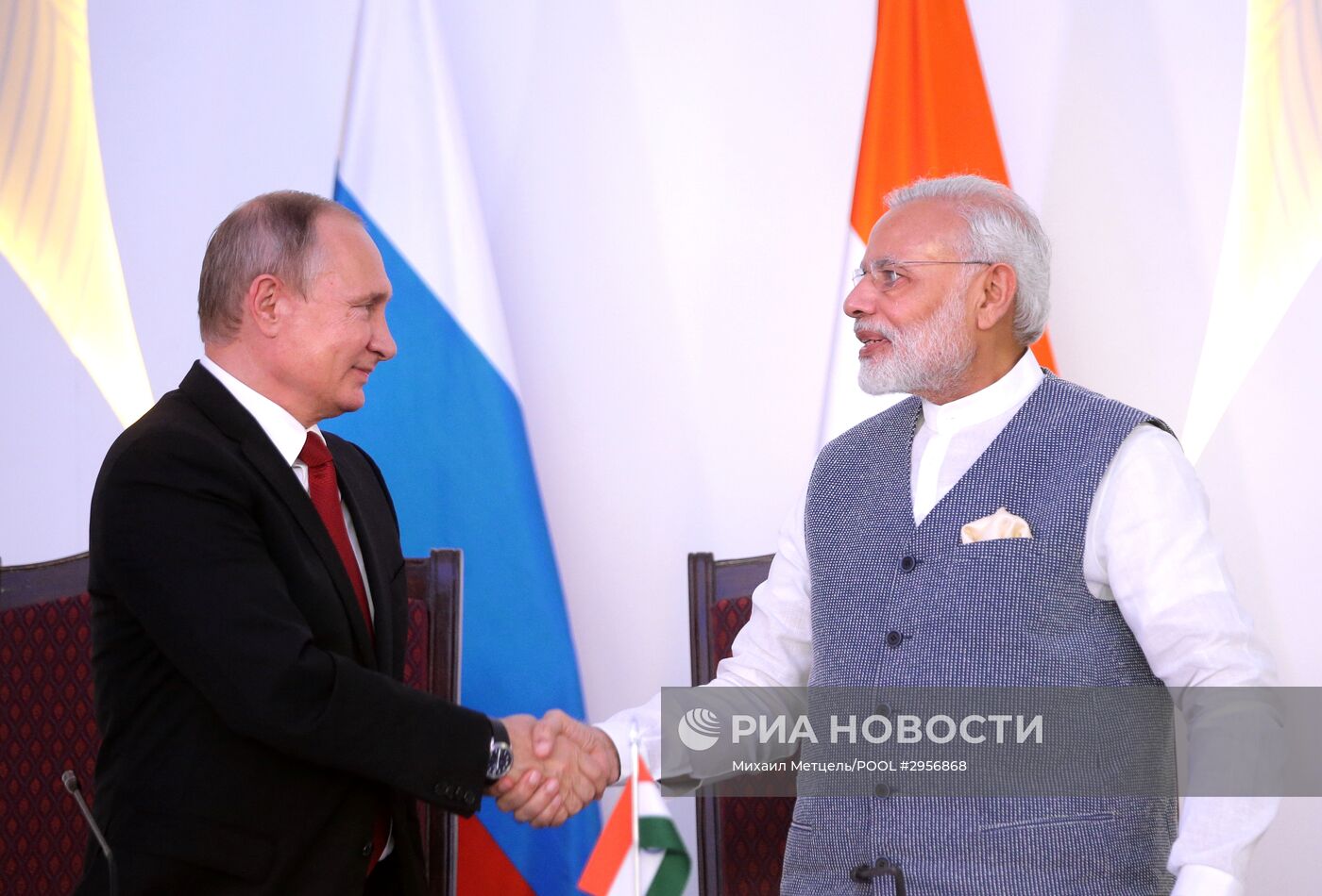 Визит президента РФ В. Путина в Республику Индию (Гоа)