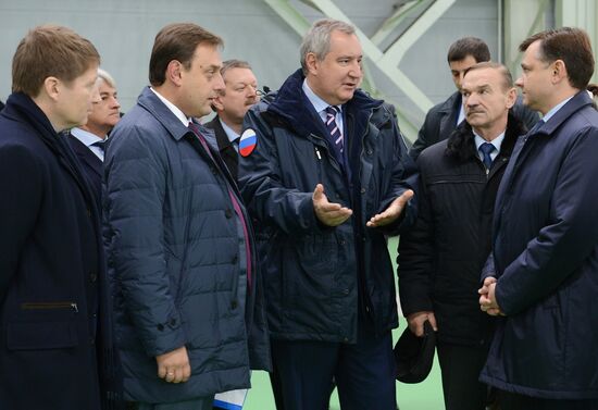 Вице-премьер РФ Д. Рогозин посетил производство корпорации "МиГ"