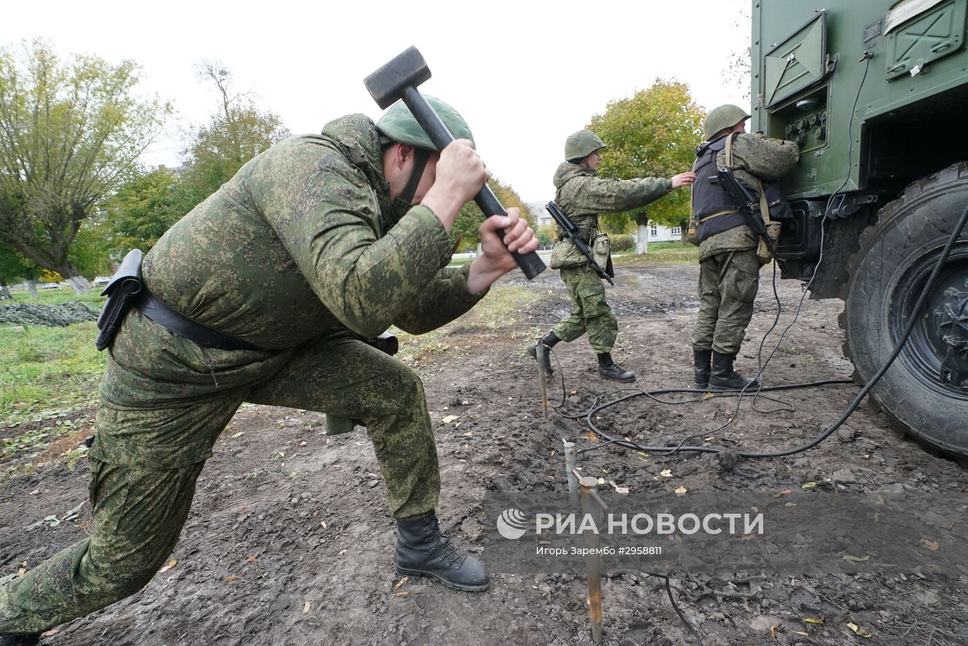 Учения военнослужащих Балтийского флота в Калининградской области