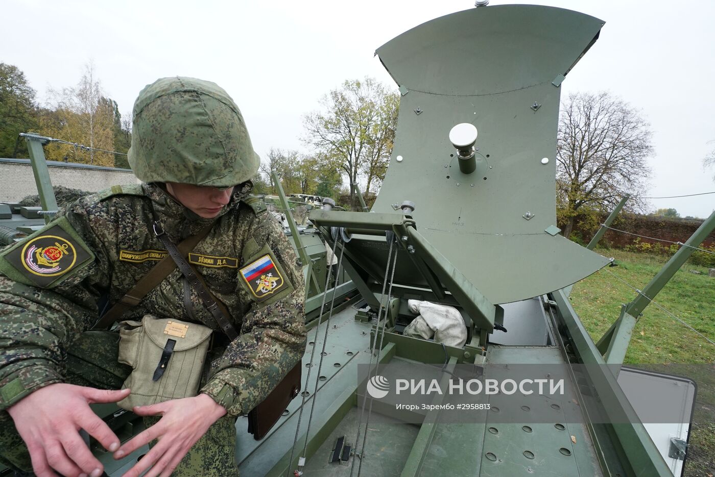 Учения военнослужащих Балтийского флота в Калининградской области