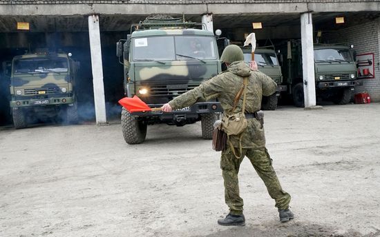 Учения военнослужащих Балтийского флота в Калининградской области
