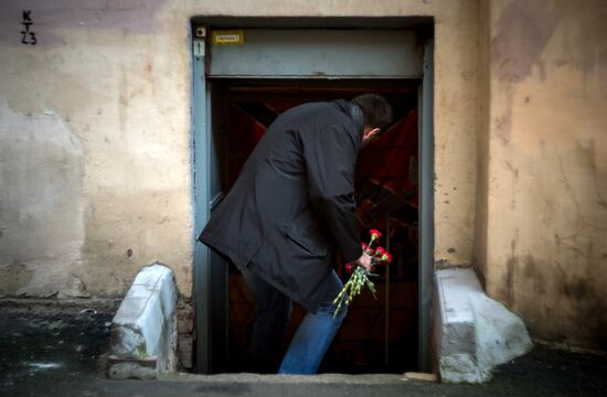 В Санкт-Петербурге почтили память погибшего командира ополчения ДНР Арсена Павлова