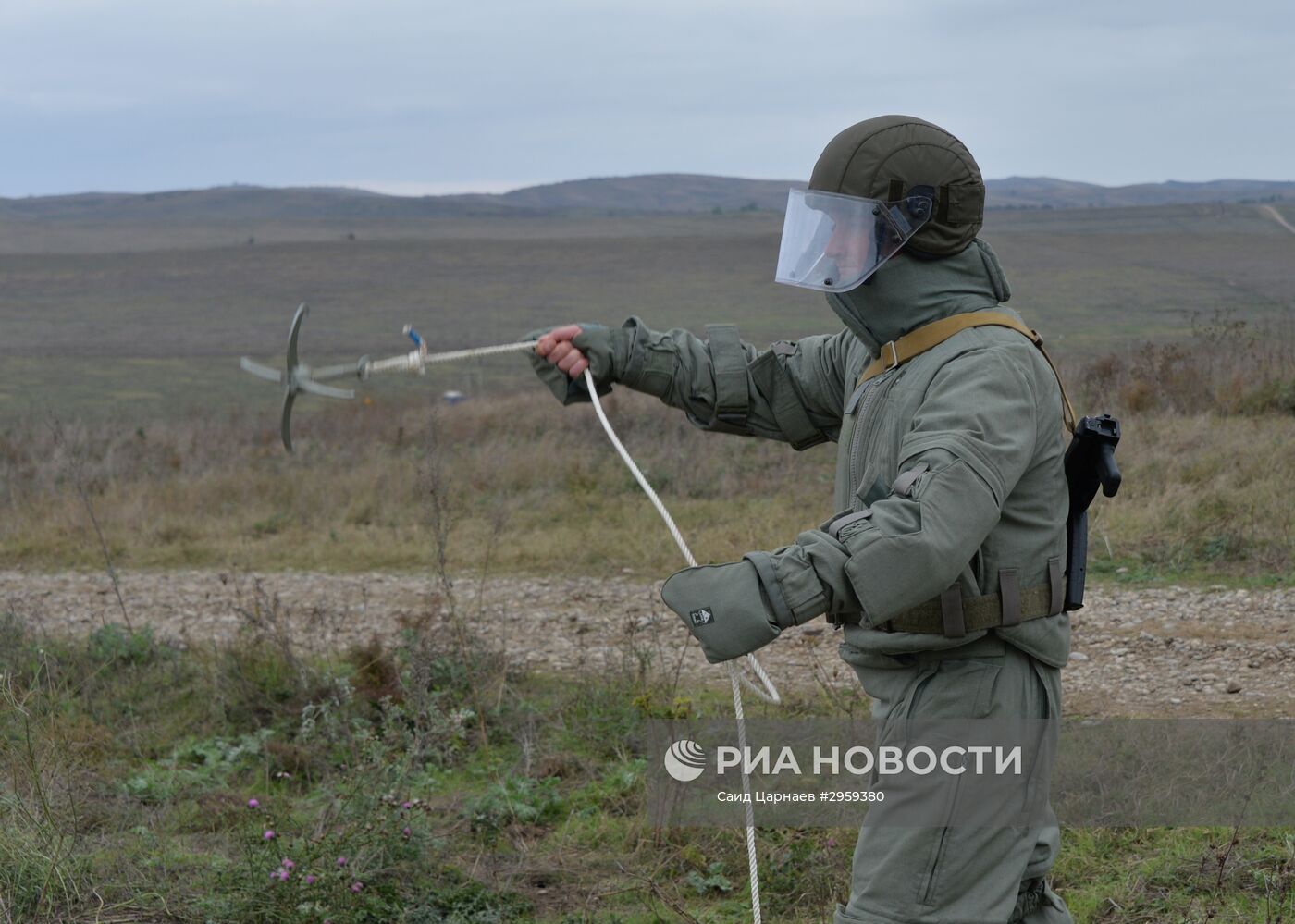 Разминирование сельхозугодий в Чечне