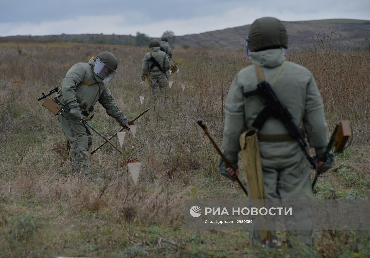 Разминирование сельхозугодий в Чечне